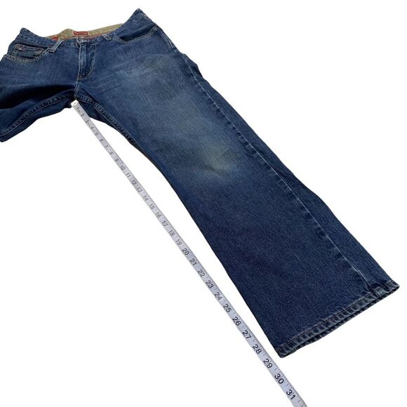 Vintage Y2K Tommy Hilfiger Red Label Premium Vintage Blue Denim Jeans Sz 30/30 - Picture 8 of 16